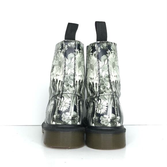 Dr Martens Floral Slime Paint Slick 1460 Pascal Lace Up Boots Women’s 6 Shoes - Picture 8 of 13